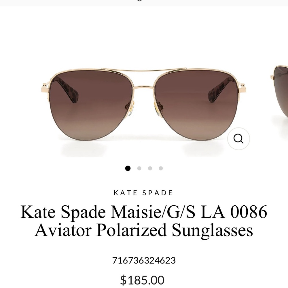 Brand new Kate Spade MAISIE Aviators